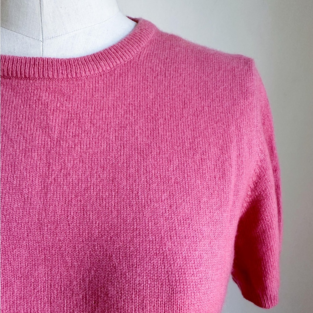 Vintage Mauve Pink Cashmere Sweater Top / S - Picture 2 of 6
